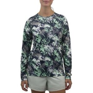 Green Long Sleeve Sweatshirt Reel Life Women's Long Sleeve UV T-Shirt